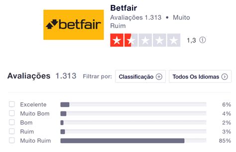 trustpilot betfair,Mais